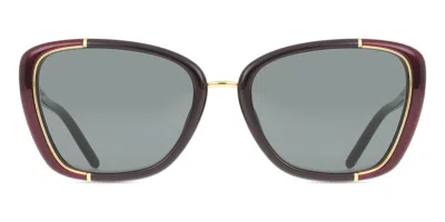 Tory Burch Ty9074u 194887 Women's Sunglasses Gold Size 54 In Blue