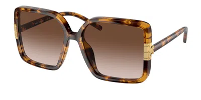 Tory Burch Ty9075u 199213 Women's Sunglasses Tortoiseshell Size 57 In Brown