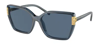 Tory Burch Ty9076u 199180 Women's Sunglasses Blue Size 58