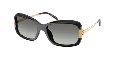 Tory Burch Ty9077u 196411 Occhiali Da Sole Neri Per Donna In Black