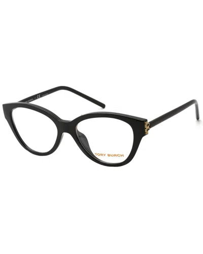 Tory Burch Unisex Ty4008u 52mm Optical Frames In Black