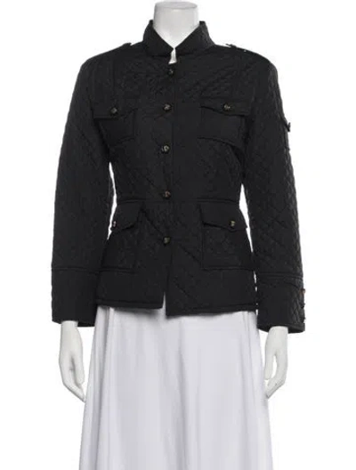 Pre-owned Tory Burch Utility Jacket In Black