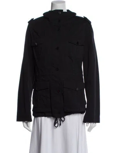 Pre-owned Tory Burch Utility Jacket In Blue