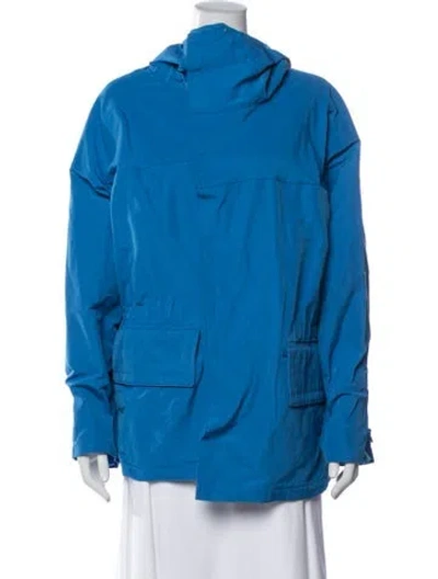 Pre-owned Tory Burch Utility Jacket In Blue