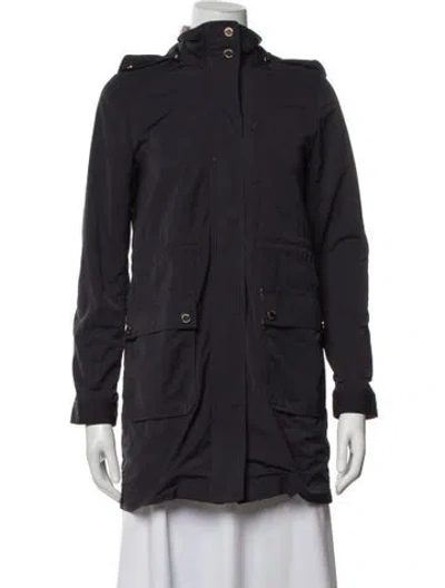 Pre-owned Tory Burch Utility Jacket In Blue