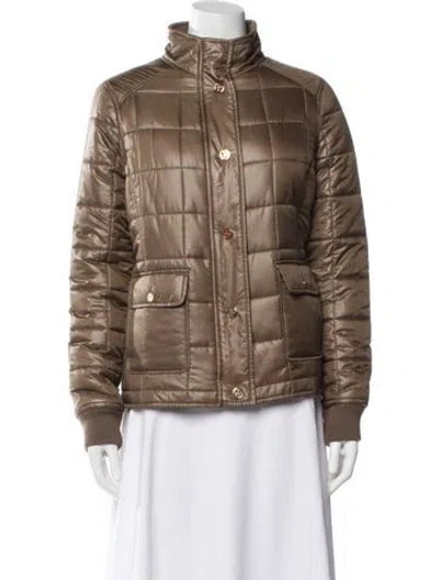 Pre-owned Tory Burch Utility Jacket In Brown