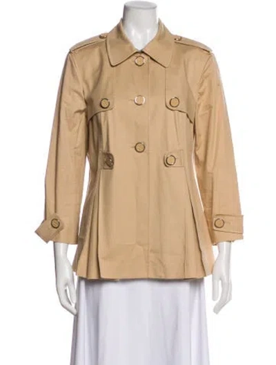 Pre-owned Tory Burch Utility Jacket In Brown