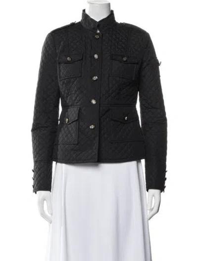 Pre-owned Tory Burch Utility Jacket In Gray