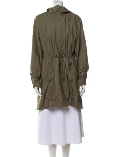 Pre-owned Tory Burch Utility Jacket In Green