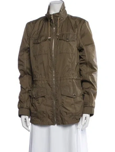 Pre-owned Tory Burch Utility Jacket In Green