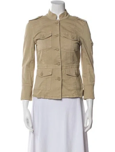 Pre-owned Tory Burch Utility Jacket In Neutral