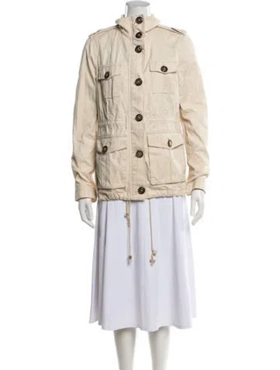 Pre-owned Tory Burch Utility Jacket In Neutrals