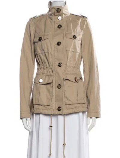 Pre-owned Tory Burch Utility Jacket In Neutrals