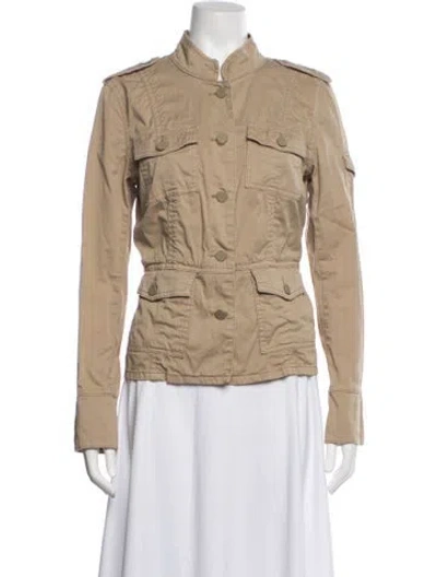 Pre-owned Tory Burch Utility Jacket In Neutrals