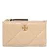 Tory Burch Vanilla Cow Leather Wallets In Neutral