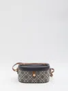 Tory Burch Leather And T Monogram Fabric Vanity Case