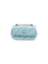 Tory Burch Velvet Mini Kira Bag In Light Blue