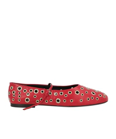 Tory Burch Versatile Fashion Mary Jane Flats In Red