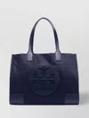 Tory Burch 'ella Small' Blue Tote Bag With Tonal Logo Detail In 405