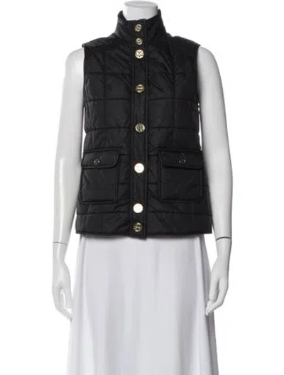 Pre-owned Tory Burch Vest In Black