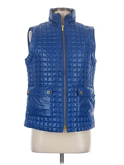Pre-owned Tory Burch Vest In Blue