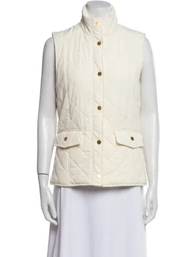 Pre-owned Tory Burch Vest In Neutral