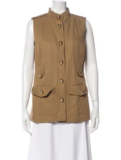 Pre-owned Tory Burch Vest In Neutral