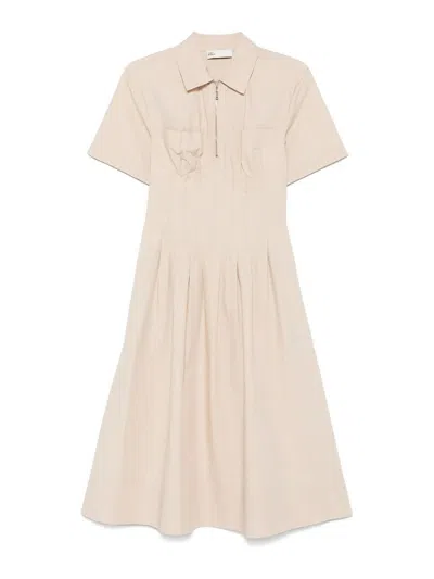 TORY BURCH VESTIDO MIDI - BEIS