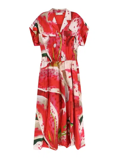 Tory Burch Vestito/chemisier In Seta Stampata