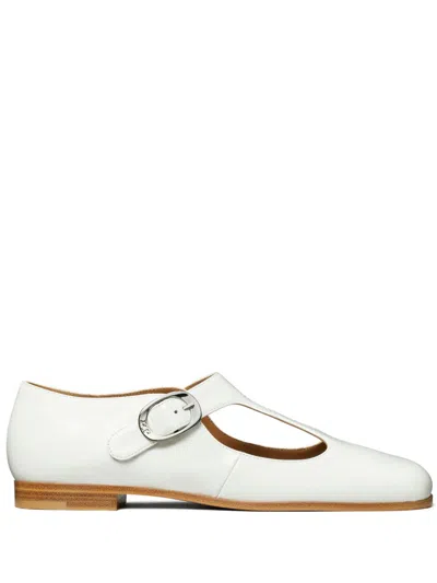 TORY BURCH VIOLET T-STRAP BALLERINA SHOES
