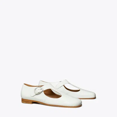 Tory Burch Violet T-strap In Bianco