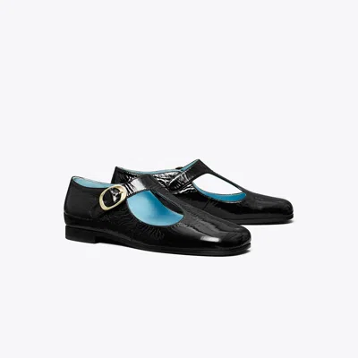 Tory Burch Violet T-strap In Black