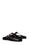 Tory Burch Violet T-strap Mule In Black