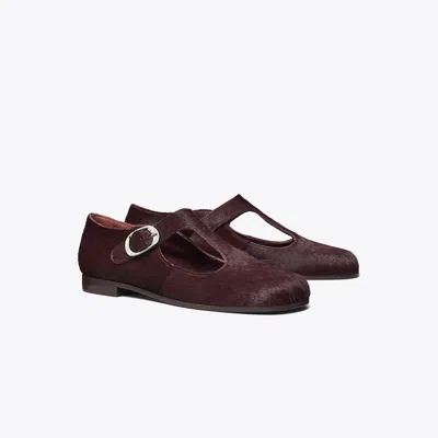 Tory Burch Violet T-strap In Red