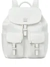 Tory Burch Virgina Nylon Backpack In White