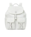 Tory Burch Virgina Nylon Backpack In White