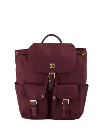 Tory Burch Virginia Backpack In Burgundy