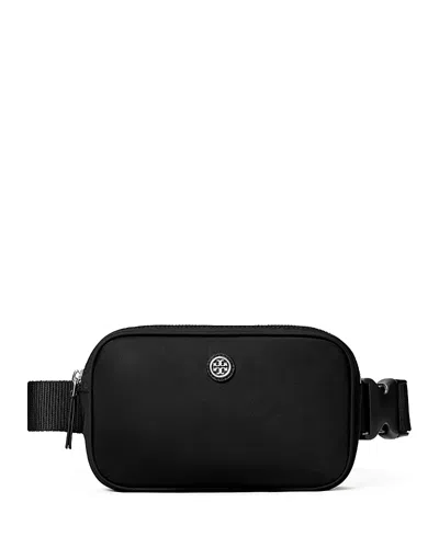 Tory Burch Virginia Nylon Belt Bag In Black