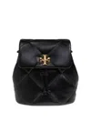 Tory Burch 'virginia' Black Calfskin Backpack