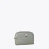 Tory Burch Virginia Cosmetic Case In Gray