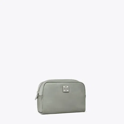 Tory Burch Virginia Cosmetic Case In Gray