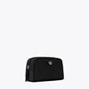 Tory Burch Virginia Curved Cosmetic Case In Black