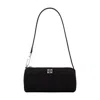 Tory Burch Virginia Nylon Cylindric Shoulder Bag In Black