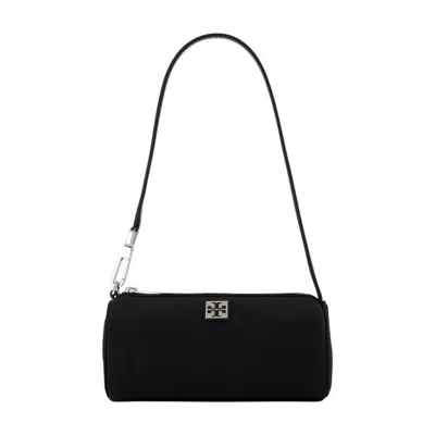 Tory Burch Virginia Nylon Cylinder Shoulder Bag