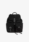 Tory Burch Functional Nylon Backpack With Multiple Pockets In Black