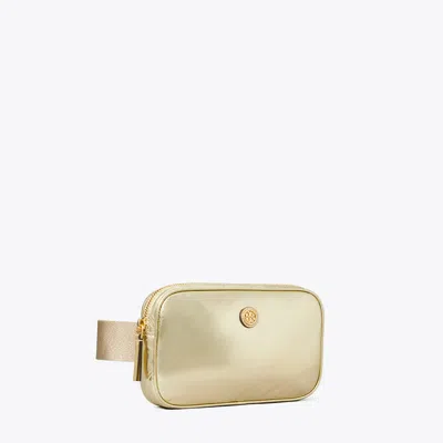 Tory Burch Virginia Metallic Belt Bag In Gold
