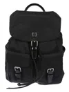 Tory Burch Virginia Nylon Backpack With Flap Closure In Black