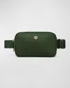 Tory Burch Virginia Nylon Belt Bag In Basil