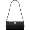 Tory Burch Virginia Nylon Cylindrical Shoulder Bag In Black
