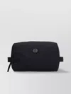 Tory Burch Virginia Recycled Polyester Logo Patch Clutch In Black